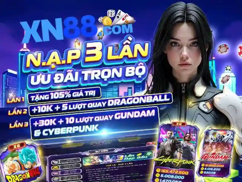 Giao diện trang chủ XN88 Casino sang trọng và hiện đại